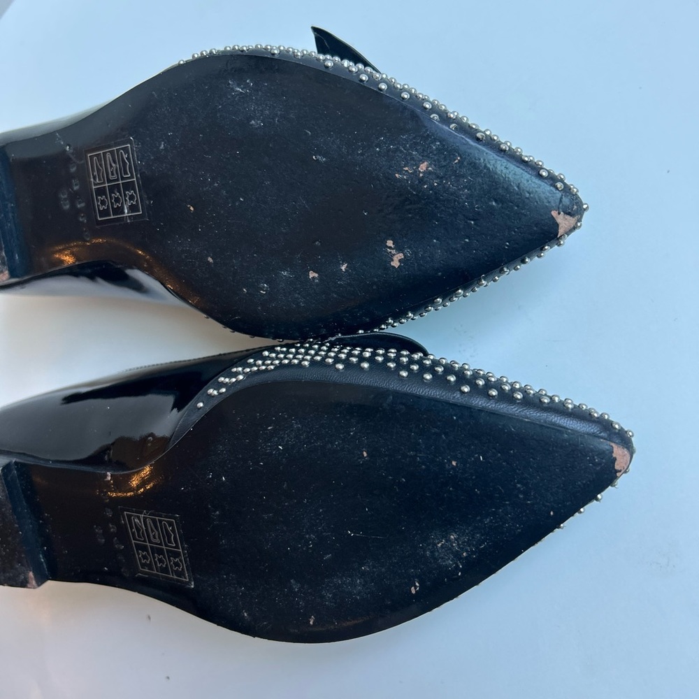 Sandro | studded bow flat - Picture 8 of 9